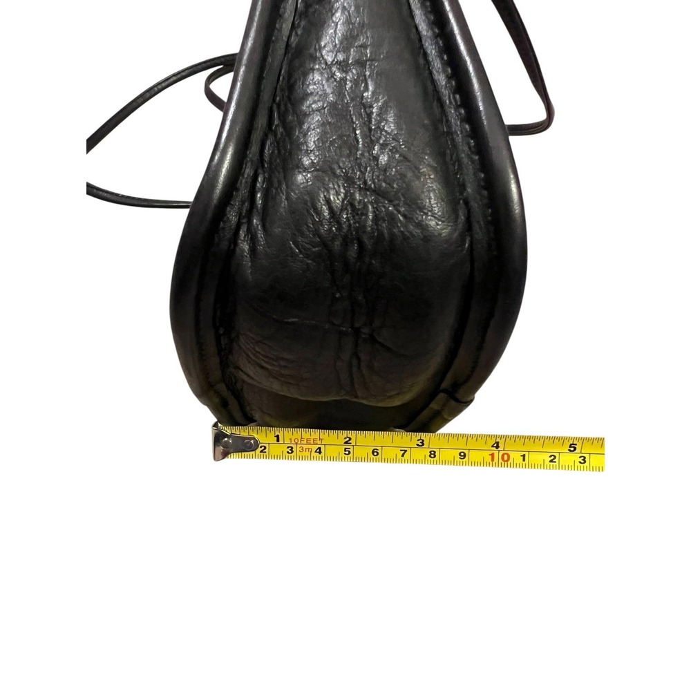 Vintage Coach Hadley Mini Crossbody Shoulder Bag‎ Leather Purse Designer Black - Picture 7 of 10